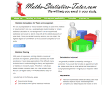 Tablet Screenshot of maths-statistics-tutor.com
